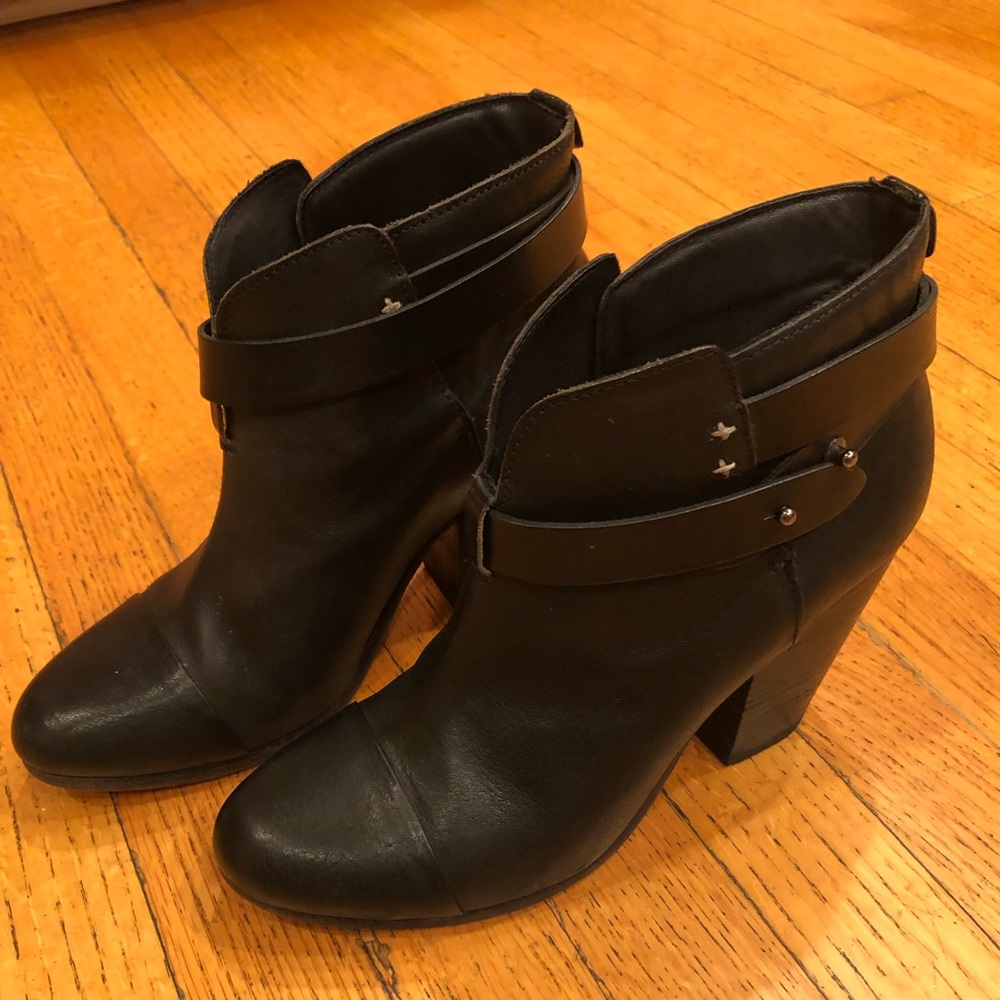 rag & bone black booties. Size 40. Excellent used condition.